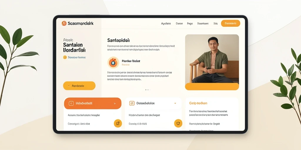 Tampilan antarmuka yang menarik dan user-friendly.