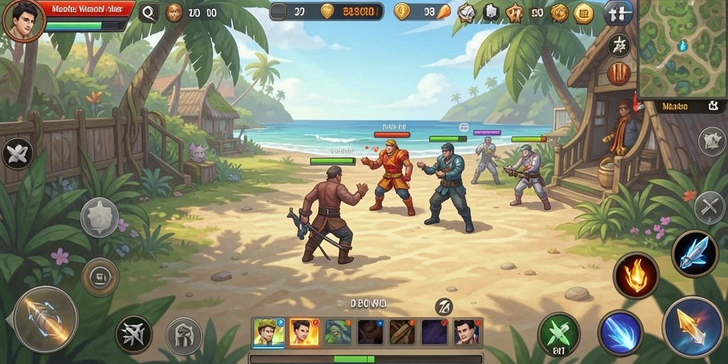 Tampilan awal yang menarik dan penuh warna.